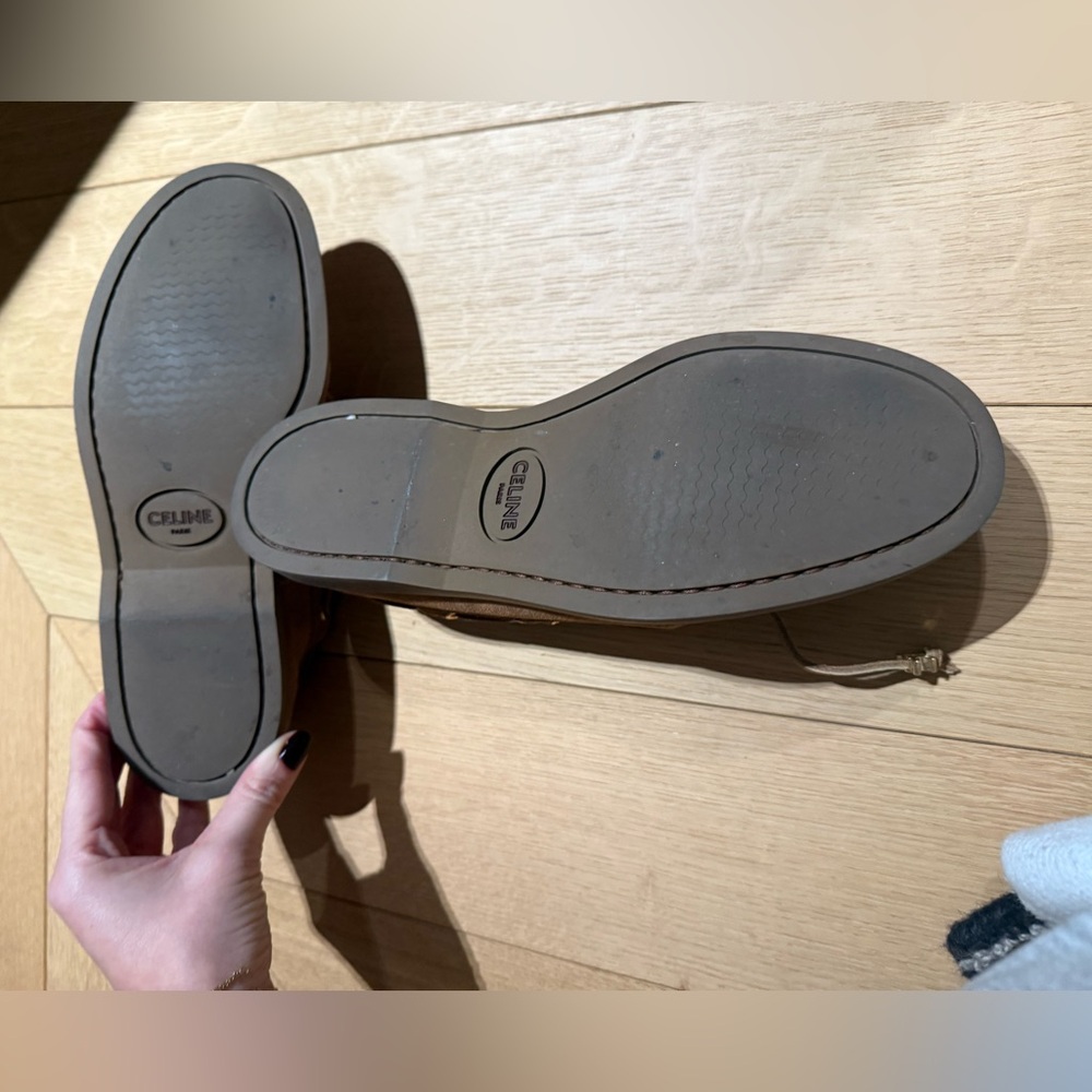 CELINE BATEAU SUEDE LOAFER - Picture 6 of 6